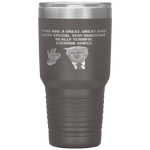 Funny Donald Trump Father's Day Great Dad Gift Tumbler Tumblers dad, family- Nichefamily.com