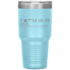 Fa-Thor Like Dad Just Way Mightier Funny Father's Day Tumbler Tumblers dad, family- Nichefamily.com