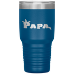 Unicorn Birthday Girl Funny Papa Grandpa Gift Family Tumbler Tumblers dad, family- Nichefamily.com