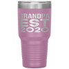 First Time Grandpa 2020 Grandfather Father-in-law Pregnancy Tumbler Tumblers dad, family- Nichefamily.com