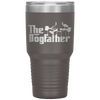 The Dogfather Dog Dad Fathers Day Gift Dog Lover Tumbler Tumblers dad, family- Nichefamily.com