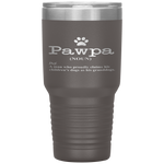 Funny dog grandpa Pawpa defintion Tumbler Tumblers dad, family- Nichefamily.com