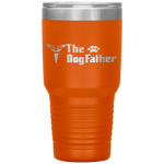 The Dogfather Chihuahua Dog Dad Father's Day Gift Tumbler Tumblers dad, family- Nichefamily.com