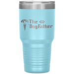 The Dogfather Golden Retriever Dog Dad Father's Day Tumbler Tumblers dad, family- Nichefamily.com