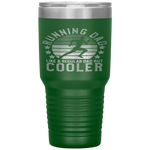 Running Dad  Funny Marathon Runner Father's Day Gift Tumbler Tumblers dad, family- Nichefamily.com