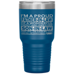 fathers day gifts for father in law from awesome Son in law Tumblers Tumblers dad, family- Nichefamily.com