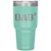 Dad Squared Dad of Two Father's Day Gift Tumbler Tumblers dad, family- Nichefamily.com