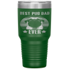 Retro Vintage Best Pug Dad Ever Father's Day Tumbler Tumblers dad, family- Nichefamily.com