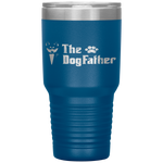 The Dogfather Siberian Husky Dog Dad Father's Day Gifts Tumbler Tumblers dad, family- Nichefamily.com