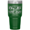 I Have Two Titles Dad Father-In-Law Funny Fathers Day Gift Tumbler Tumblers dad, family- Nichefamily.com