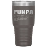 Funny FUNPA Fun Grandpa Novelty Tumbler Tumblers dad, family- Nichefamily.com