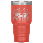 Running Dad  Funny Marathon Runner Father's Day Gift Tumbler Tumblers dad, family- Nichefamily.com