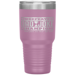 Dad Joke Champion funny father's day gift, bad puns Tumbler Tumblers dad, family- Nichefamily.com