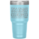 fathers day gifts for father in law from awesome Son in law Tumblers Tumblers dad, family- Nichefamily.com