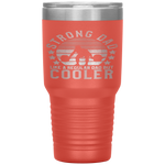 Strong Dad Workout  Weight Lifting Father's Day Gift Tumbler Tumblers dad, family- Nichefamily.com