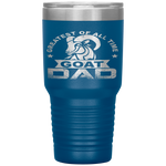 Greatest of All Time Goat Dad Fathers Day Gift Tumbler Tumblers dad, family- Nichefamily.com