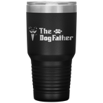 The Dogfather Siberian Husky Dog Dad Father's Day Gifts Tumbler Tumblers dad, family- Nichefamily.com