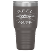 Father's Day Gifts Fishing Reel Cool Papa Dad FUNNY Tumbler Tumblers dad, family- Nichefamily.com