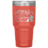 Veteran Grandpa Gift for Grandfather Tumbler Tumblers dad, family- Nichefamily.com