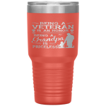 Veteran Grandpa Gift for Grandfather Tumbler Tumblers dad, family- Nichefamily.com