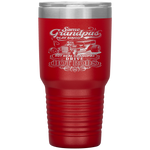 Vintage Hot Rod Grandpa Gift  Tumbler Tumblers dad, family- Nichefamily.com