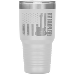 Mens Best Grandpa Ever USA Flag Guitarist Guitar Lovers Gifts Tumbler Tumblers dad, family- Nichefamily.com