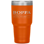 Funny BOPPA definition Fathers day gift Grandpa gift Tumbler Tumblers dad, family- Nichefamily.com
