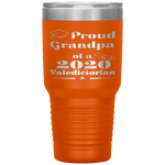 Valedictorian Class of 2020 Proud Grandpa Family Graduation Tumbler Tumblers dad, family- Nichefamily.com