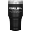 Grumpa Definition Like A Regular Grandpa Only Grumpier Tumbler Tumblers dad, family- Nichefamily.com