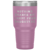 Nothing Scares Me I Have Four Daughters Funny Fathers Day Tumbler Tumblers dad, family- Nichefamily.com