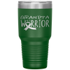 Childhood cancer awareness Grandpa of a warrior Tumbler Tumblers dad, family- Nichefamily.com