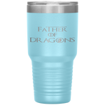 Father of Dragons Fathers Day Best Gift for Dad Tumbler Tumblers dad, family- Nichefamily.com