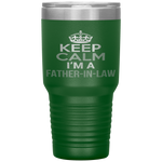 Keep Calm I'm A Father In Law Tumblers Tumblers dad, family- Nichefamily.com