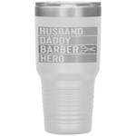 Barber Dad Husband Daddy Hero Fathers Day Gift Tumbler Tumblers dad, family- Nichefamily.com