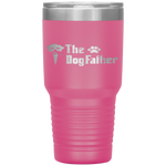 The Dogfather Maltese Dog Dad Father's Day Gift Tumbler Tumblers dad, family- Nichefamily.com