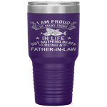 FATHER-IN-LAW Proud Of Many Things Tumblers Tumblers dad, family- Nichefamily.com