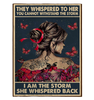 Butterfly Girl Blanket They Whispered To Her You Cannot Withstand The Storm Sherpa Fleece Blanket