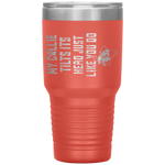 My Collie Tilts Its Head Cute Collie Lover Father Day Gifts Tumbler Tumblers dad, family- Nichefamily.com