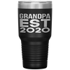 First Time Grandpa 2020 Grandfather Father-in-law Pregnancy Tumbler Tumblers dad, family- Nichefamily.com