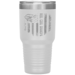 Reel Cool Grandpa Vintage Flag Fishing Father's Day Tumbler Tumblers dad, family- Nichefamily.com