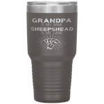 Grandpa is my Name Sheepshead is my Game Tumbler Tumblers dad, family- Nichefamily.com