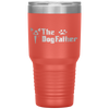 The Dogfather Boston Terrier Dog Dad Father's Day Tumbler Tumblers dad, family- Nichefamily.com