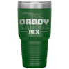 Daddysaurus Rex Father's Day Dinosaur Daddy Funny Tumbler Tumblers dad, family- Nichefamily.com