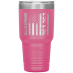 Real Life Superhero PopPop US Flag Grandpa Gift Tumbler Tumblers dad, family- Nichefamily.com