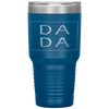 Distressed Dada Funny Retro Father's Day Tumbler Tumblers dad, family- Nichefamily.com