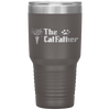 The Catfather Funny Father's Day Gift for Cat Daddy Tumbler Tumblers dad, family- Nichefamily.com