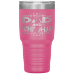 I Have Two Titles Dad Father-In-Law Funny Fathers Day Gift Tumbler Tumblers dad, family- Nichefamily.com