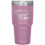 Funny Father's Day Daddysaurus Rex Tumbler Tumblers dad, family- Nichefamily.com