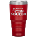 Mis Personas Favoritas Me Llaman Abuelo Spanish Father's Day Tumbler Tumblers dad, family- Nichefamily.com