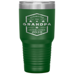 Promoted to Grandpa 2020 Established 2020 Tumbler Tumblers dad, family- Nichefamily.com